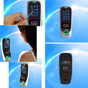 Fingerprint and Face Recognition Time Attendance with Access Control (Multibio700)