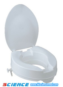 EU Type Raised Toilet Seat with Cover (Height: 2"/4"/6")