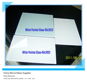 4mm Pure White Painted Glass for Home Decoration